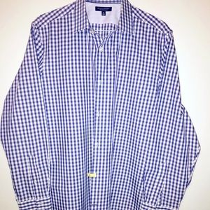 Purple/Grey Long Sleeve Men’s Button Down
